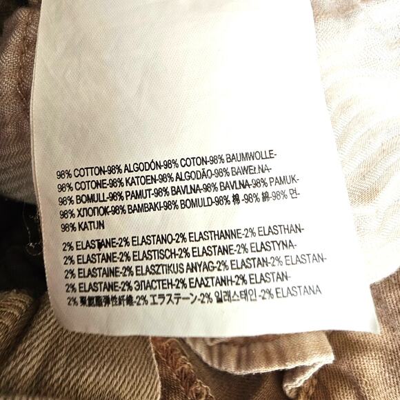 Vans Tan Leopard Spotted Animal Print Skinny Leg Jeans - Picture 7 of 7